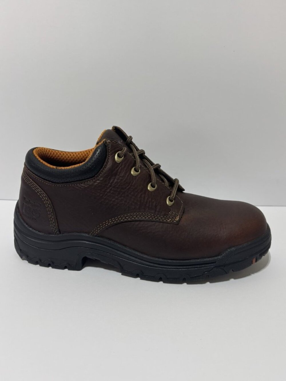 Timberland Pro Men’s Titan Soft Toe Oxford Brown Leather, Size 8.5 M